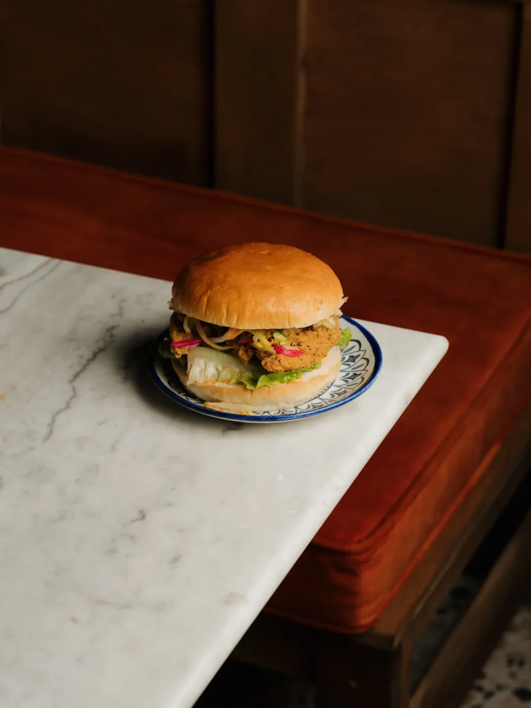 CHICKEN KATSU BURGER